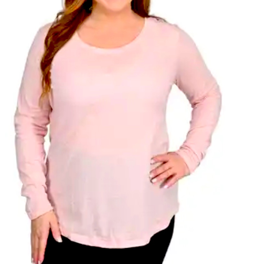 Buffalo David Bitton Dusty Breathable Round Neckline Long Sleeve Cotton Shirt